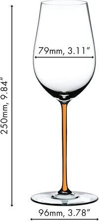 Келих для вина 409 мл помаранчевий Fatto a Mano Riesling/Zinfandel, Riedel