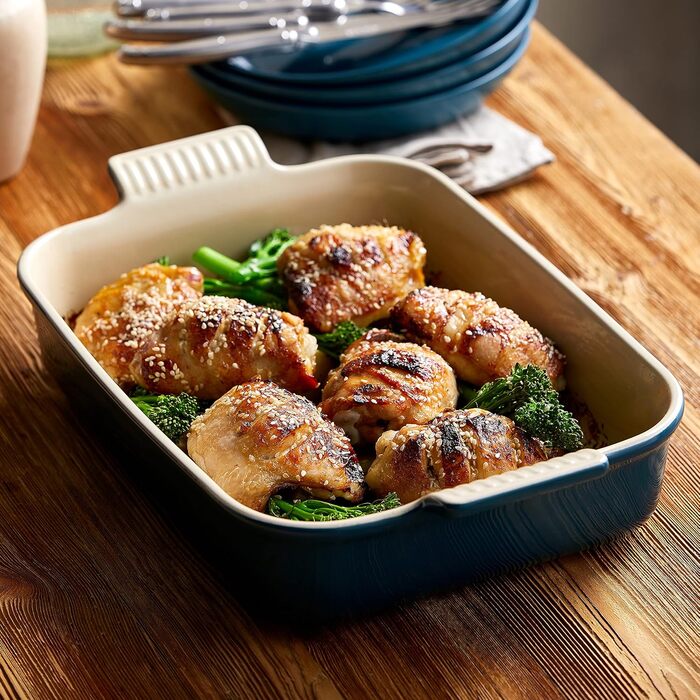 Форма для запікання прямокутна 2,4 л 26 см Deep Teal Le Creuset