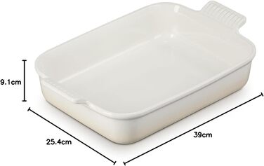 Форма для запікання прямокутна 4 л 32 см Meringue Le Creuset
