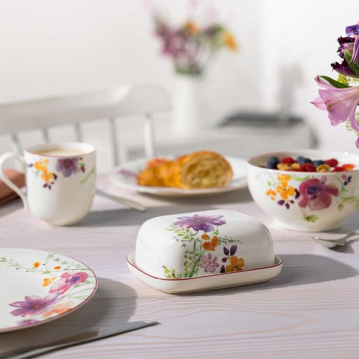 Маслянка, білий з розписом Mariefleur Villeroy & Boch