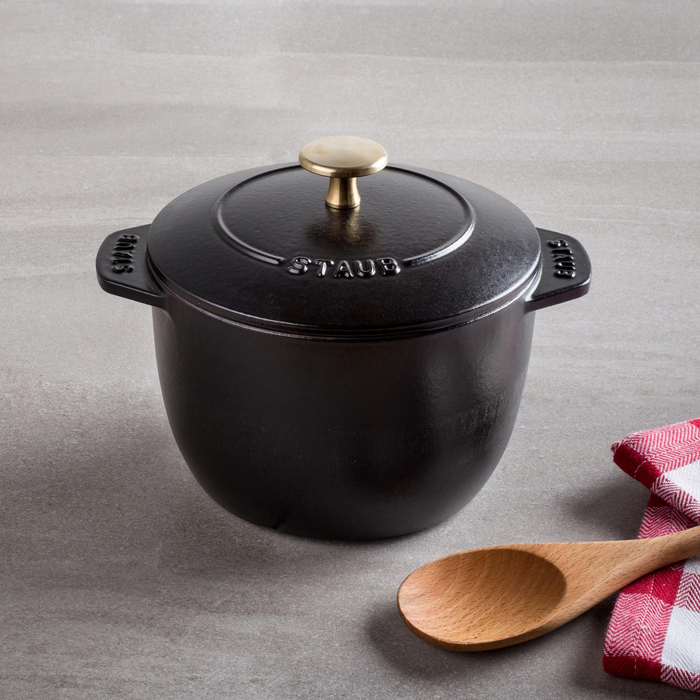 Кокот для рису, 16 см, чорний Staub