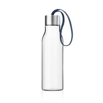Пляшка 0,5 л прозора / синя Trinkflasche Eva Solo