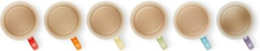 Набор из 6 чашек для капучино 200 мл, разноцветный Le Creuset