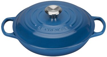 Сковорода-жаровня чавунна 26 см, синій Le Creuset