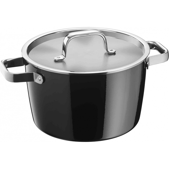 Каструля 22 см Чорна Fusiontec Aromatic WMF