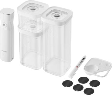 Стартовий набір для вакуумування, 6 предметів, прозорий білий Fresh & Save Zwilling