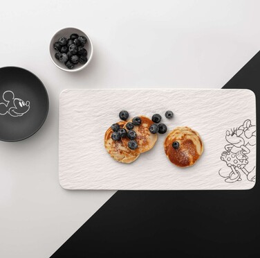 Тарілка для сервірування 35х18 см біла Manufacture - Mickey Mouse Villeroy & Boch