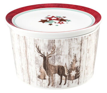 Піала з кришкою 14х9 см 740 мл Life Christmas Seltmann Weiden
