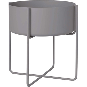 Горщик для рослин з підставкою 40 см Steel Gray Kena Blomus