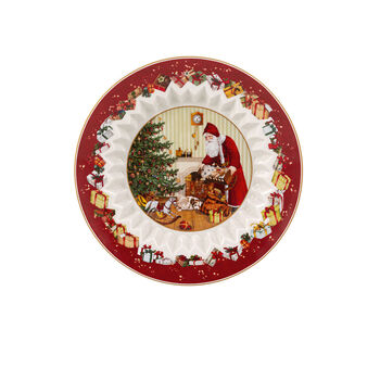 Тарілка глибока "Санта приніс подарунки" 25 x 5 см Toy's Fantasy Villeroy & Boch