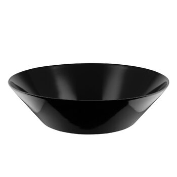 Салатница 33 см, 3 л черный Tonale Alessi