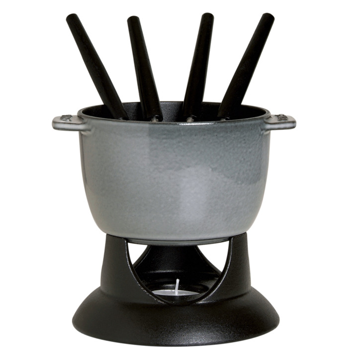 Набір для фондю Petite 0.7 л, 9 предметів Graphite Grey Staub