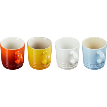 Набір із 4 кухлів 350 мл, різнокольоровий Elements Le Creuset