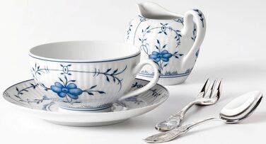 Чайний сервіз на 6 персон, 18 предметів, великий Amina Strohblume Seltmann Weiden