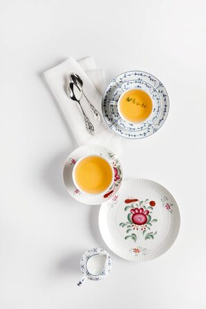 Чайний сервіз на 6 персон, 18 предметів, великий Amina Strohblume Seltmann Weiden