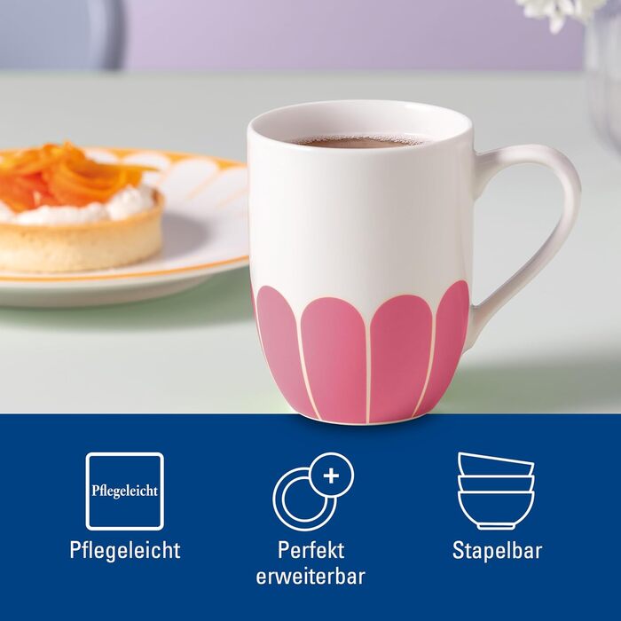 Кухоль 290 мл, рожевий Fleur Villeroy & Boch