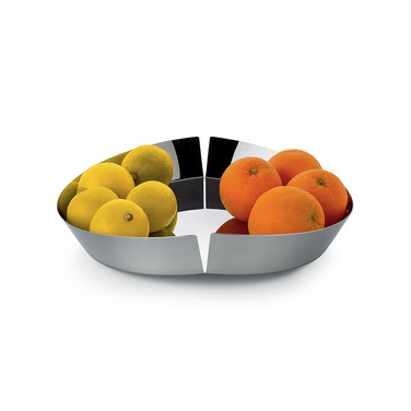 Фруктовница 30х7х31,5 см черная Broken bowl Alessi