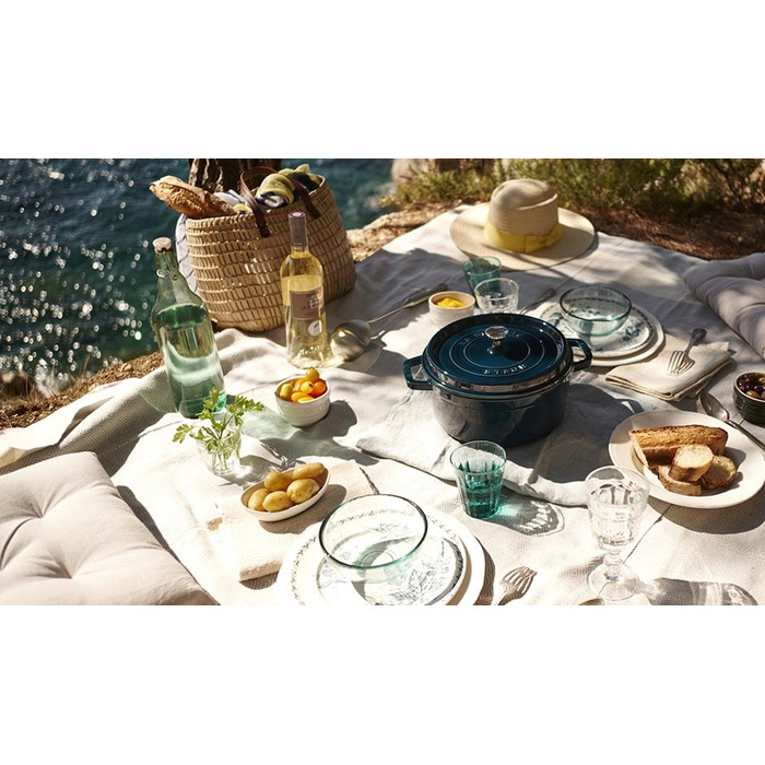 Каструля / жаровня 22 см з кришкою La Mer Staub