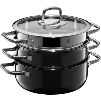 Набір каструль 3 предмети Fusiontec Compact Black WMF