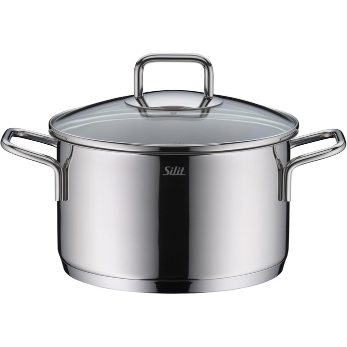 Каструля 20 см зі скляною кришкою Extra Cook Silit