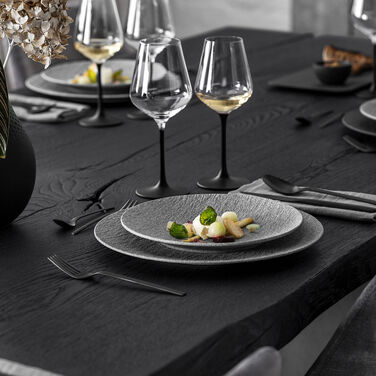 Тарілка для сніданку 22 см, сіра Manufacture Rock Granit Villeroy & Boch