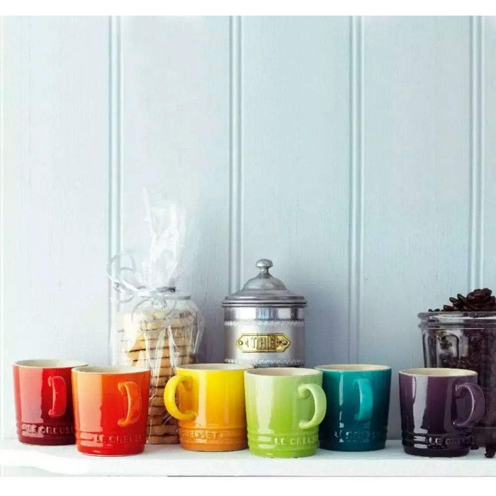 Керамічний кухоль Le Creuset, 0,35 л, 70302351700002 (чорний глянцевий, 200 мл)