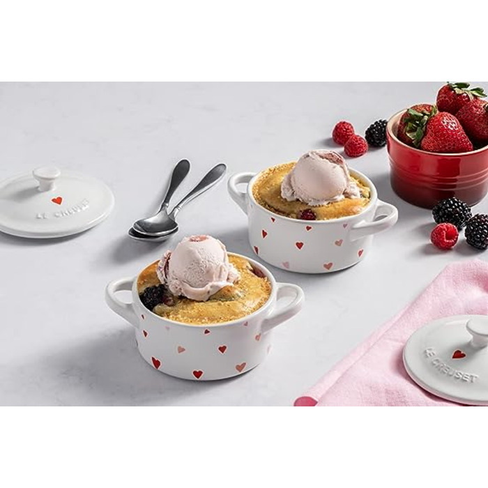 Міні-кокотниця з кришкою 0,25 л Heart Le Creuset