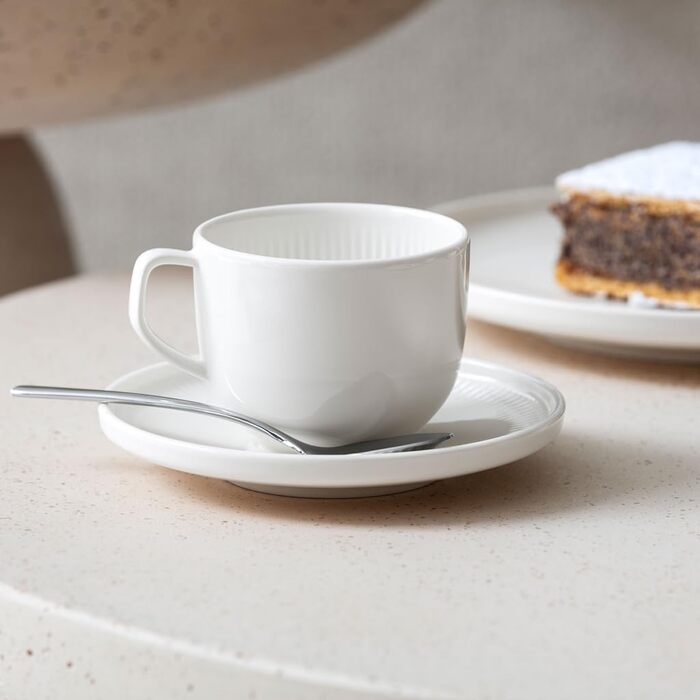 Кофейный сервиз на 6 персон, 18 предметов, белый Afina Villeroy & Boch