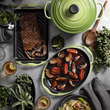 Сковорода гриль квадратна 26 см Creme Le Creuset