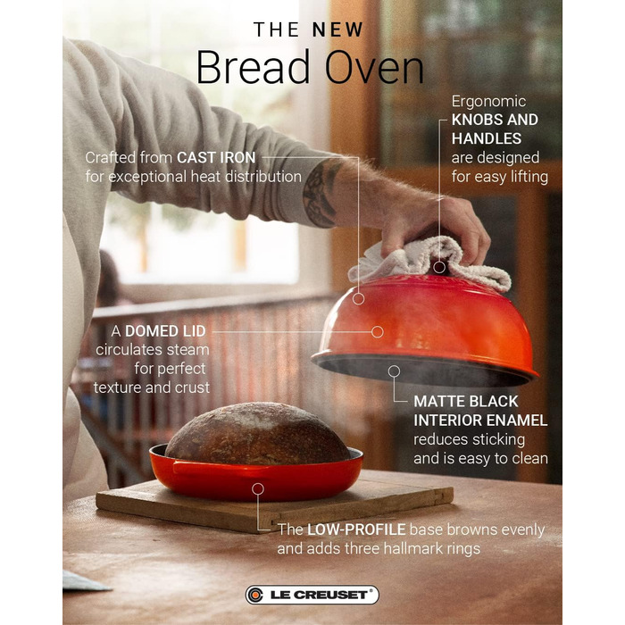 Форма для випікання хліба, кругла 24 см, синій Марсель Signature Le Creuset