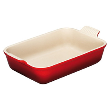 Блюдо прямокутне 32 см, вишневий Le Creuset