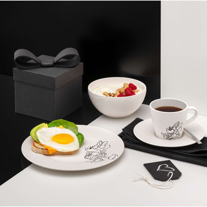 Тарелка для завтрака / десерта 21,7 см белая Manufacture - Mickey Mouse Villeroy & Boch