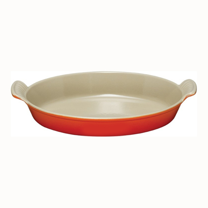 Блюдо овальне для запікання 20 см, помаранчеве Le Creuset