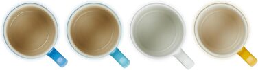 Набір із 4 чашок для еспресо 100 мл, різнокольоровий Riviera Le Creuset