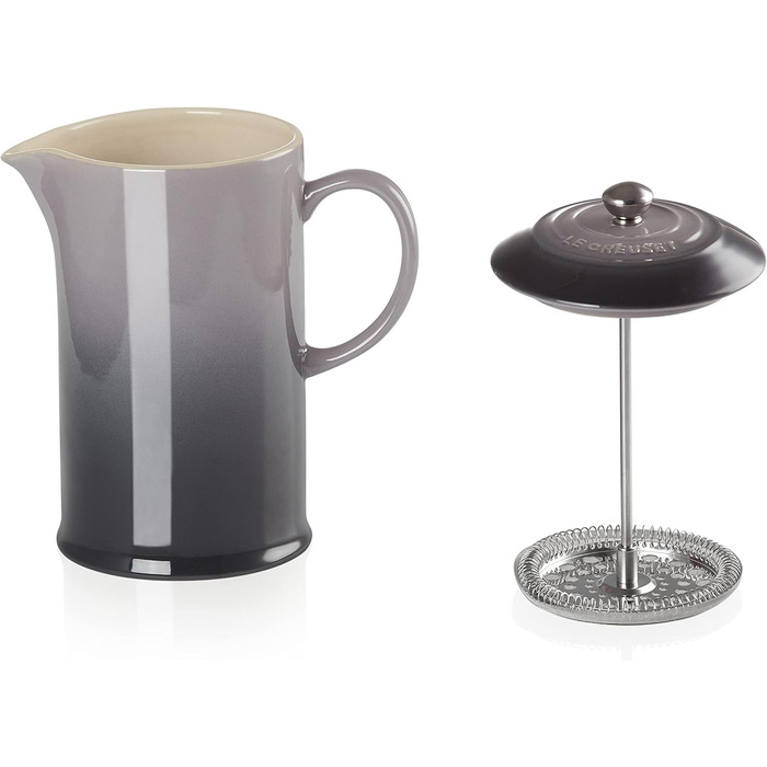 Френч-прес 0,8 л перлинно-сірий Le Creuset