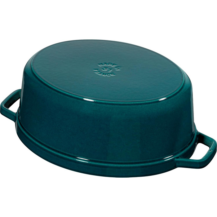 Каструля / жаровня 31 см з кришкою овальна La Mer Staub