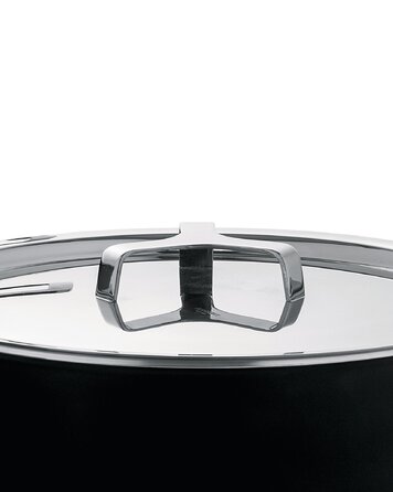 Набор посуды 4 предмета, черный Pots & Pans Alessi