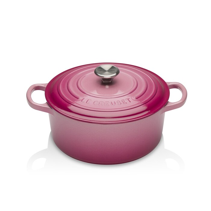 Каструля / жаровня з кришкою 24 см, малиновий Signature Le Creuset