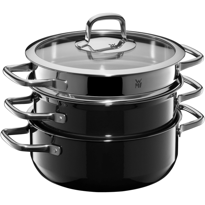 Набір каструль 3 предмети Fusiontec Compact Black WMF