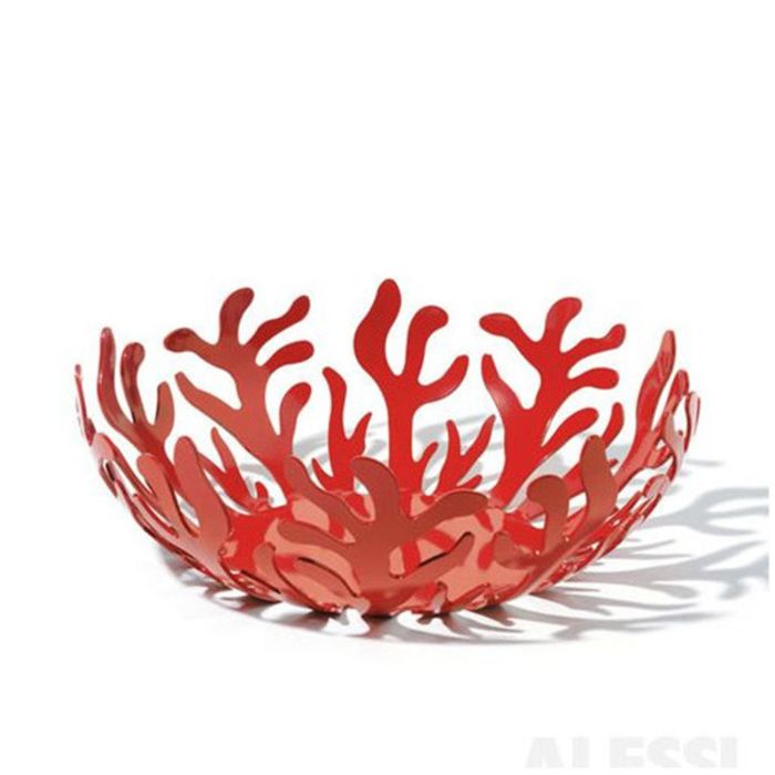 Ваза для фруктів 25 х 9 см червона Mediterraneo Alessi