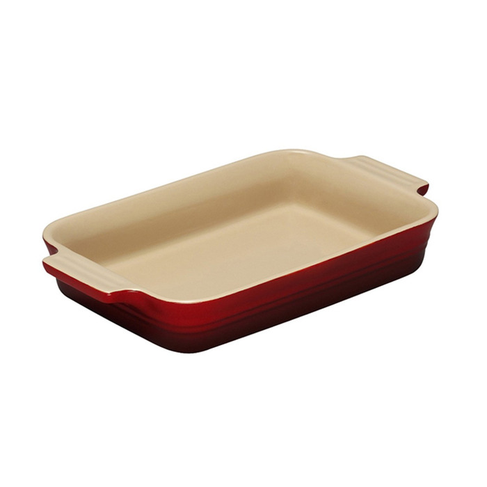 Блюдо прямокутне 26 см, вишневий Le Creuset