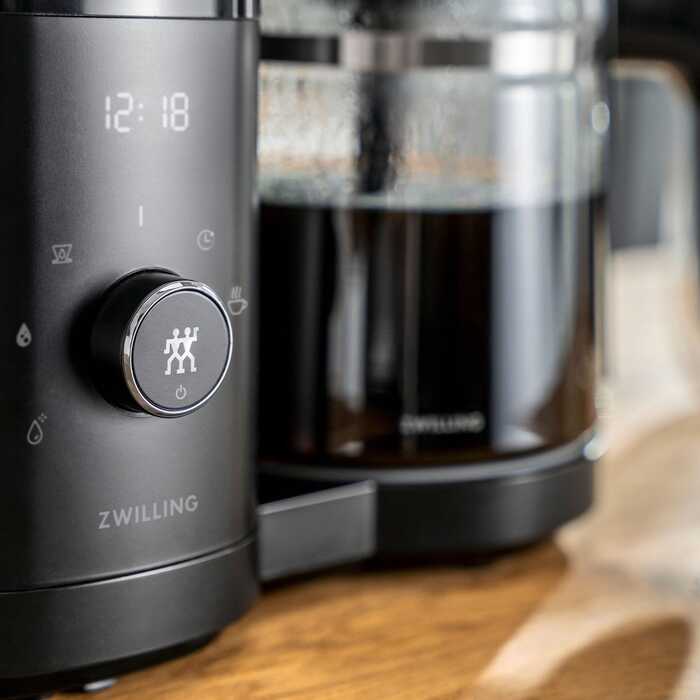 Кавомашина з фільтром 1,5 л, чорна Enfinigy Zwilling