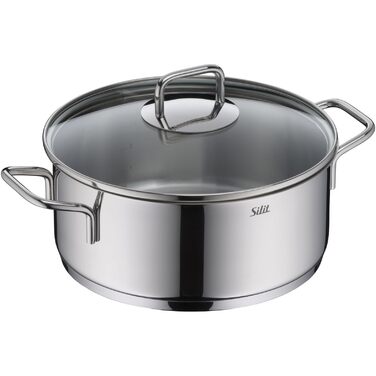 Жаровня 24 см зі скляною кришкою Extra Cook Silit