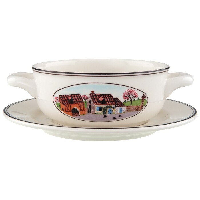 Піала для супу / бульйону з блюдцем Design Naif Villeroy & Boch