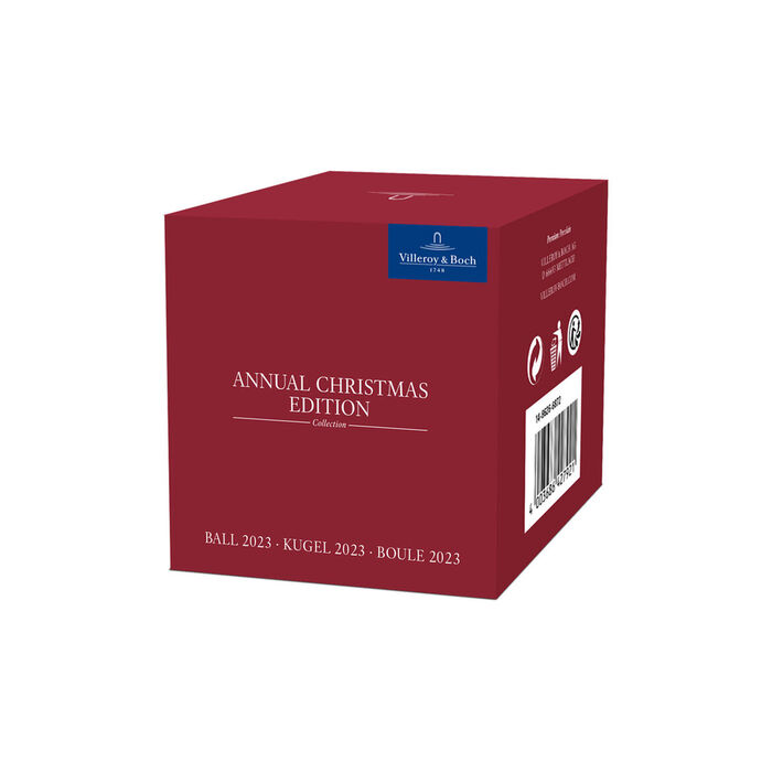 Ялинкова прикраса куля 6,5 x 6,5 x 8 см Annual Christmas Edition 2023 Villeroy & Boch