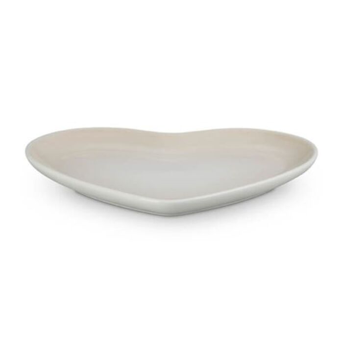 Тарілка у формі серця 23 см, бежева Heart Le Creuset