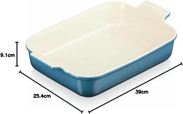 Форма для запікання прямокутна 4 л 32 см Deep Teal Le Creuset