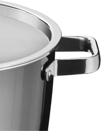 Каструля 22 см Чорна Fusiontec Aromatic WMF