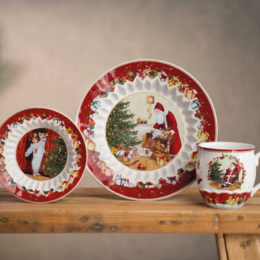 Тарілка глибока "Санта приніс подарунки" 25 x 5 см Toy's Fantasy Villeroy & Boch