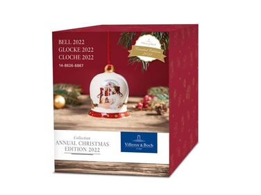 Ялинкова прикраса дзвіночок 6 см Annual Christmas Edition 2022 Villeroy & Boch